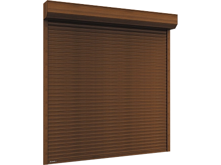 Уличные и гаражные рольворота из пенозаполненного профиля rh77m